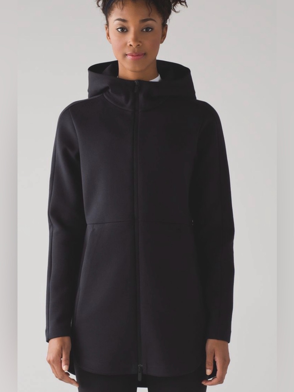 lululemon Going Places Hooded Jacket Black Size 6 W4AEKS